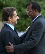 Sarkozy et Deby, oct. 2009.
